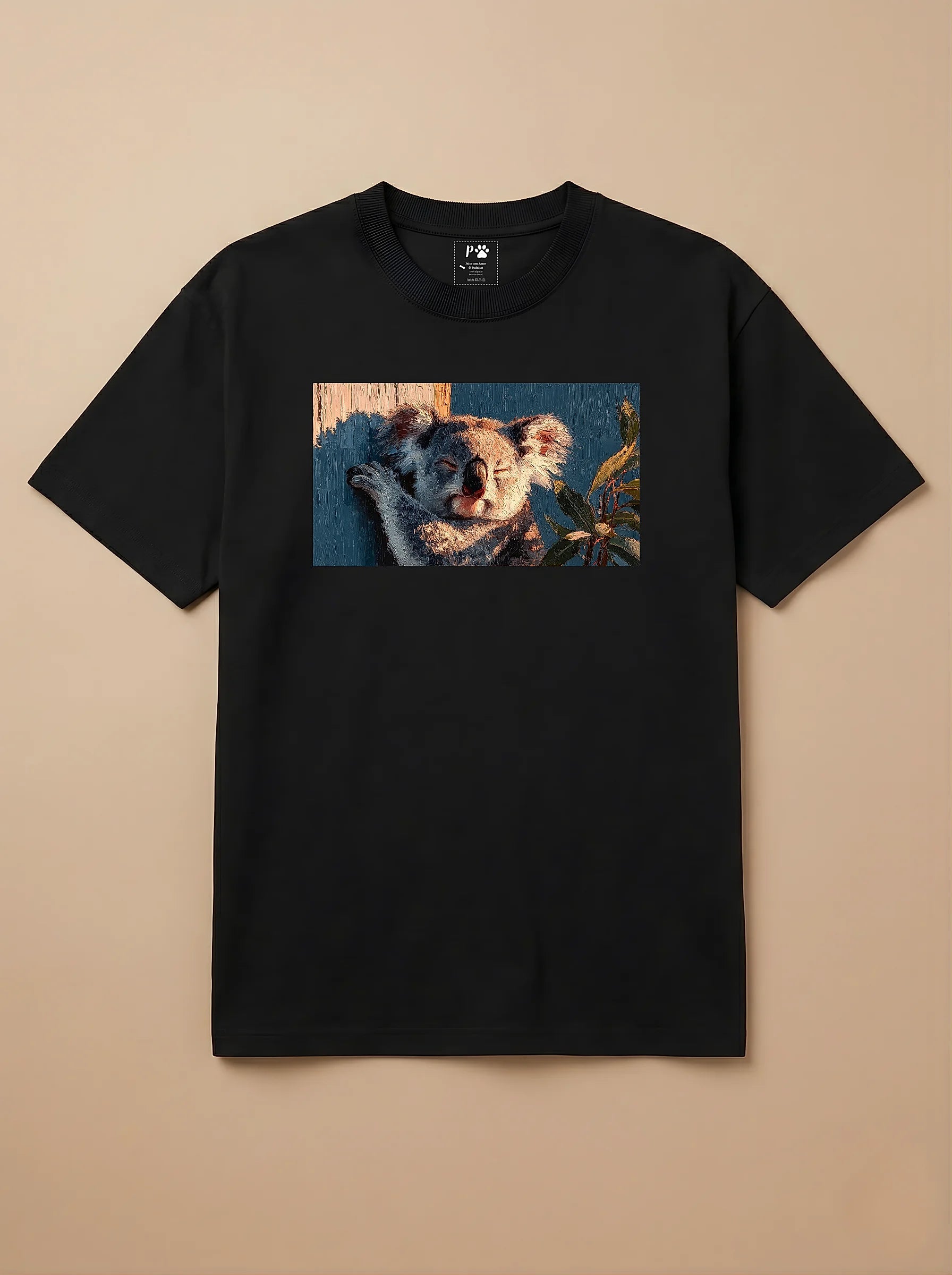 Camisa Pets em Impasto - Coala