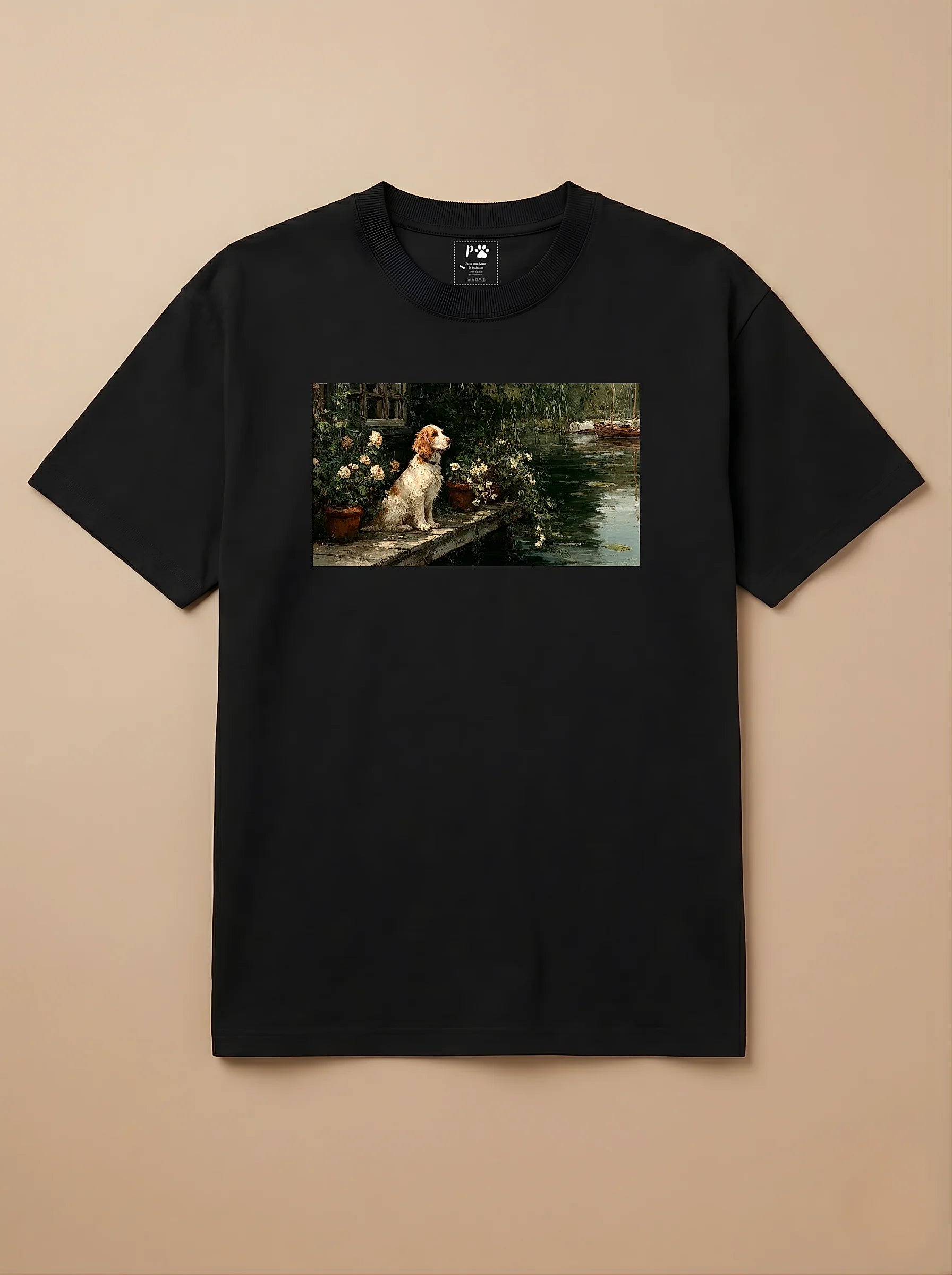 Camisa Pets em Impasto - Cocker Spaniel