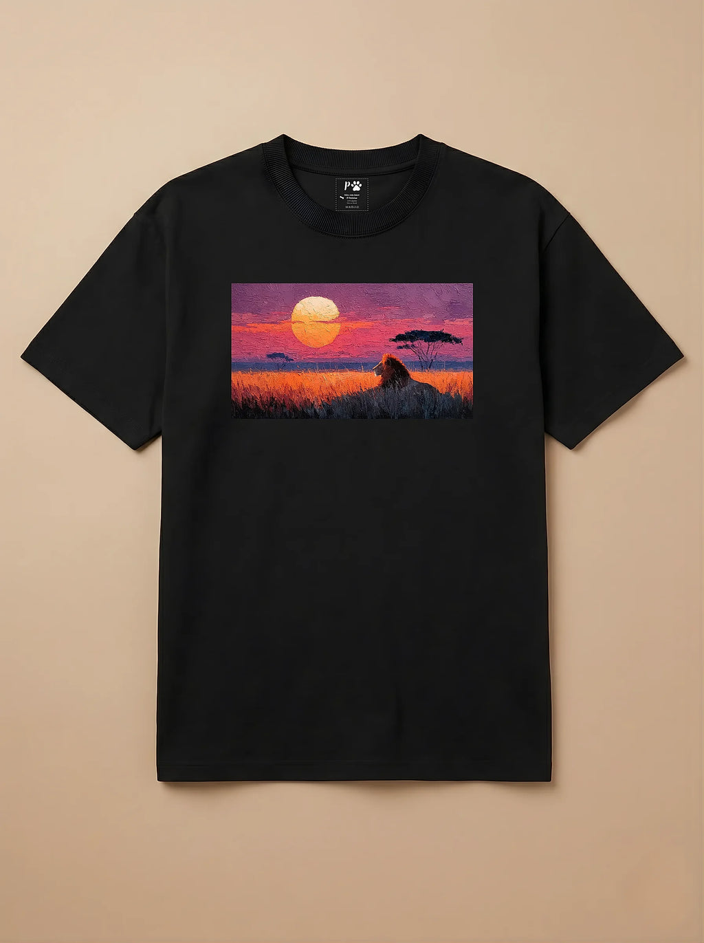 Camisa Pets em Impasto - Leão