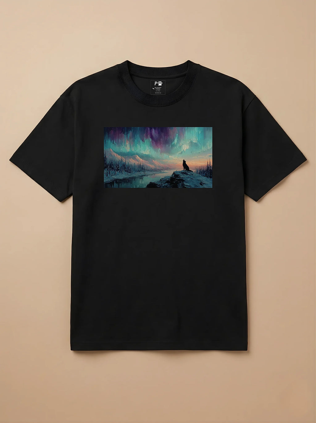 Camisa Pets em Impasto - Lobo