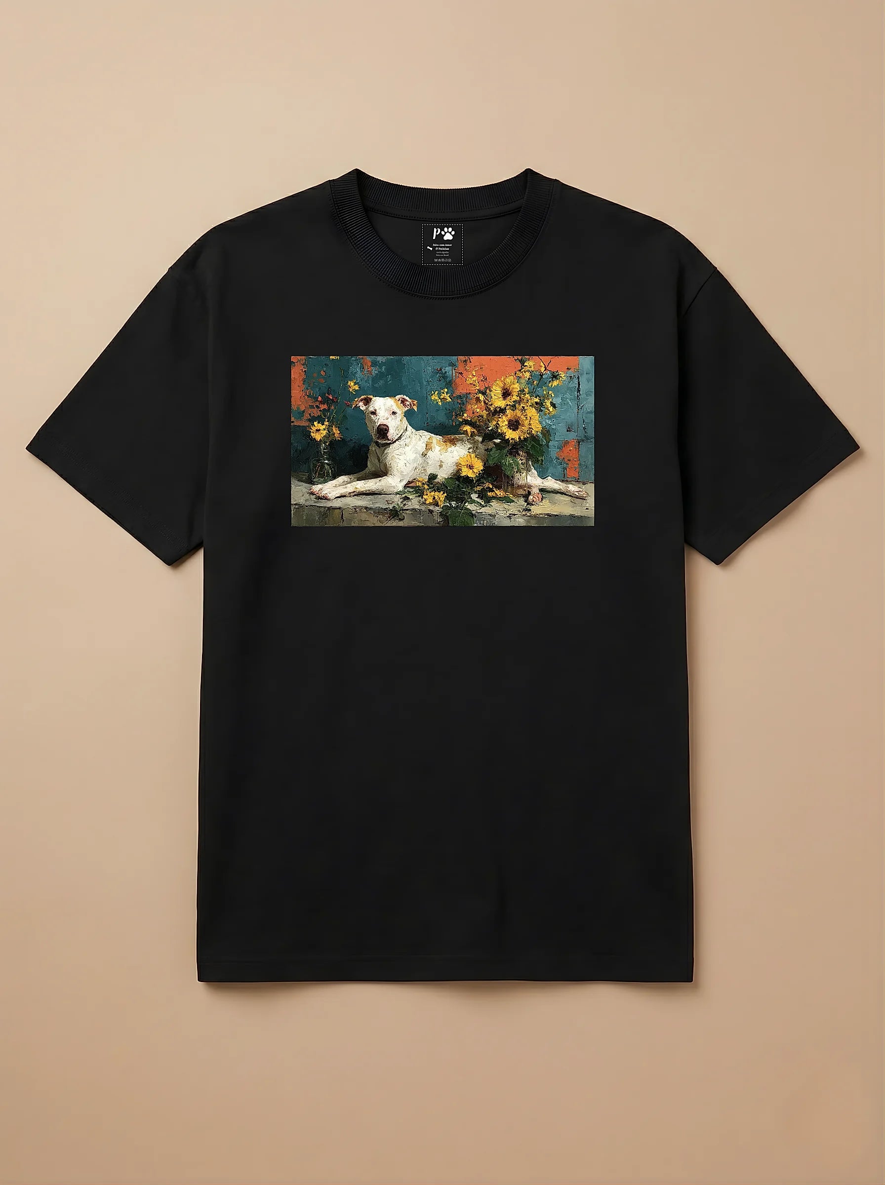 Camisa Pets em Impasto - Pitbull