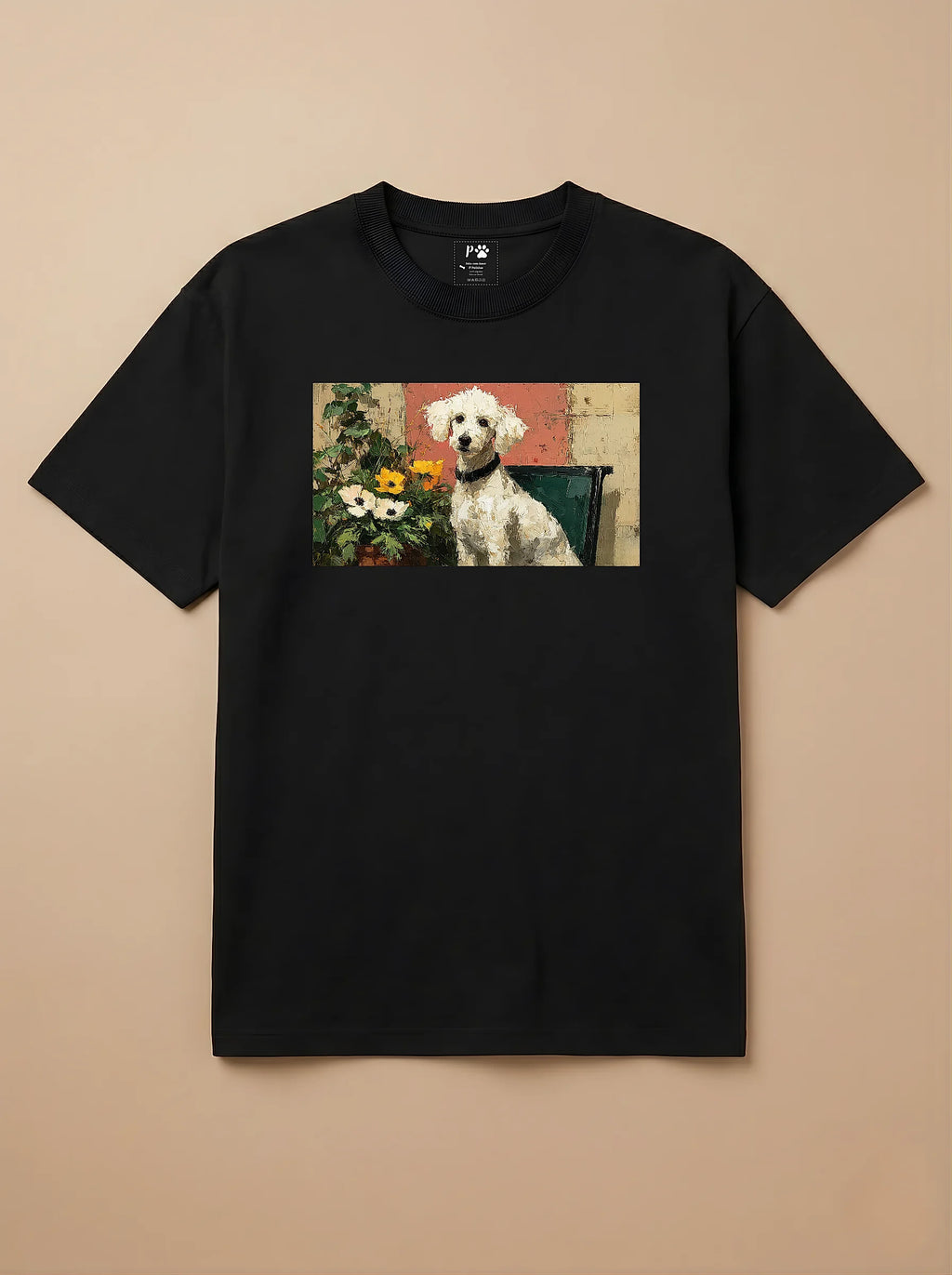 Camisa Pets em Impasto - Poodle