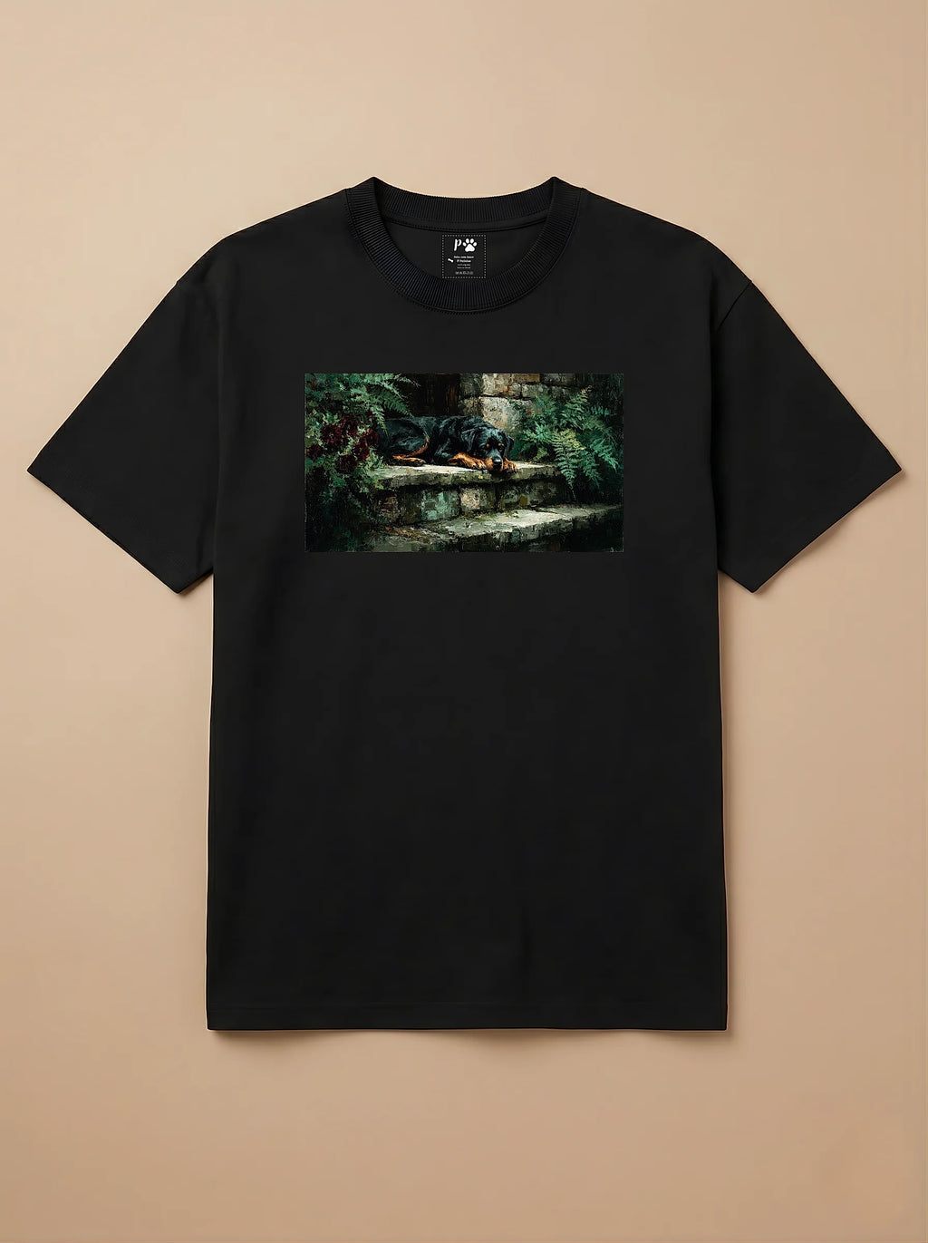 Camisa Pets em Impasto - Rottweiler