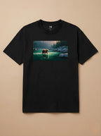 Camisa Pets em Impasto - Urso Marrom