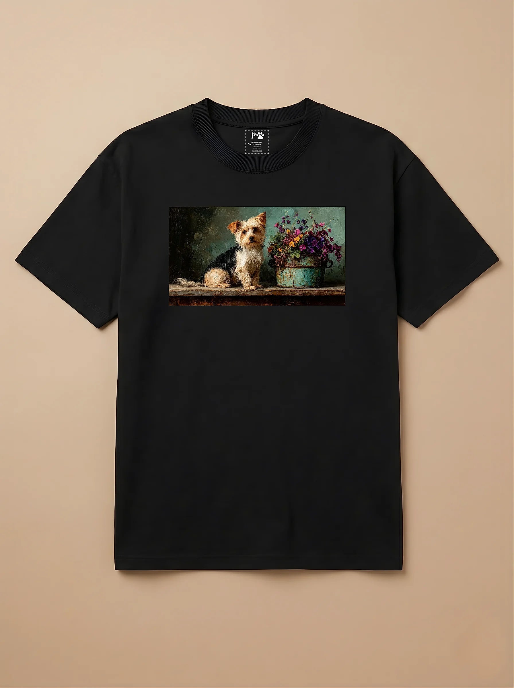 Camisa Pets em Impasto - Yorkshire