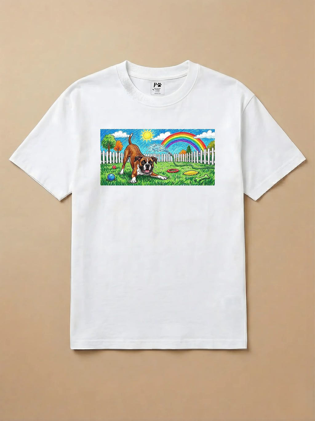 Camisa Pets em Giz - Boxer