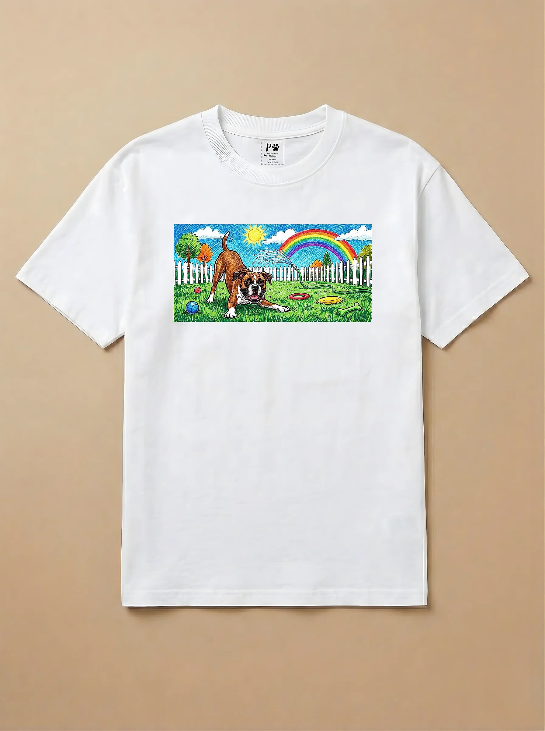 Camisa Pets em Giz - Boxer