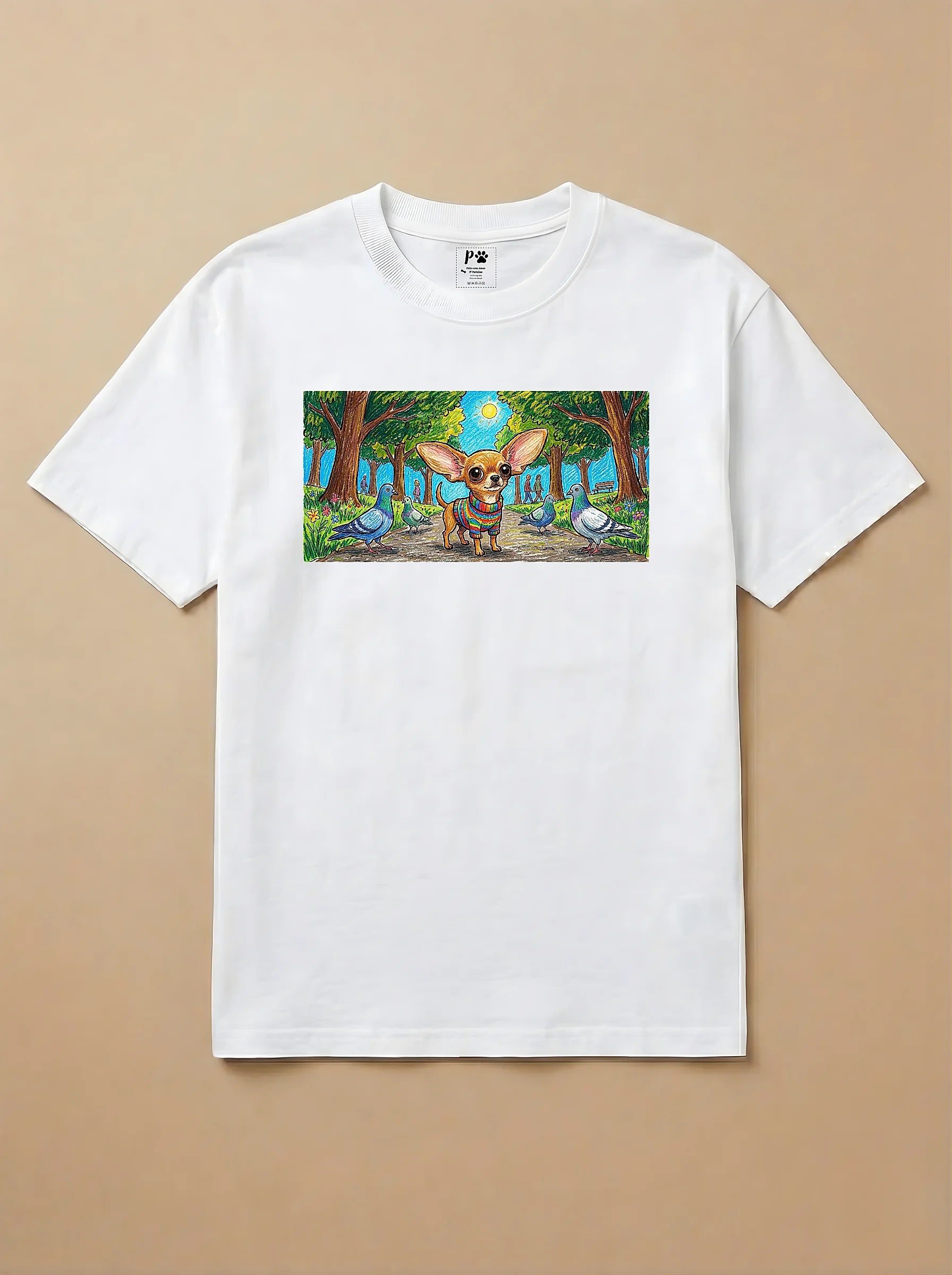 Camisa Pets em Giz - Chihuahua
