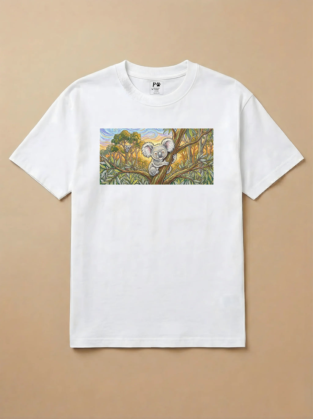 Camisa Pets em Giz - Coala
