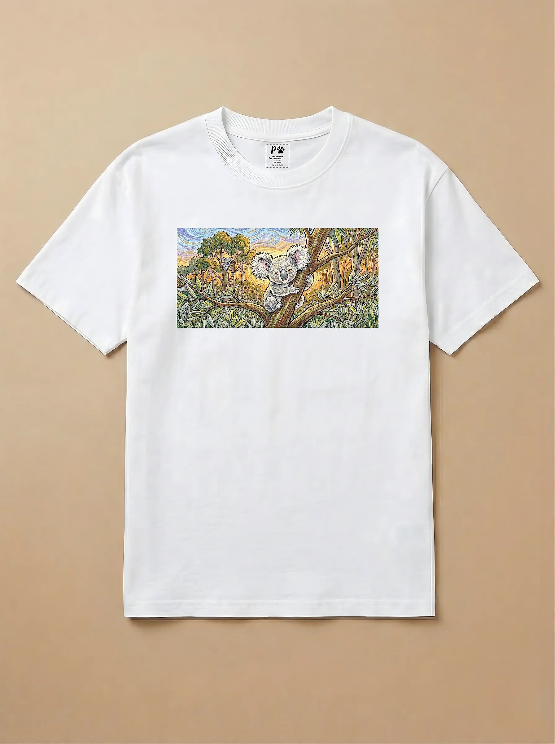 Camisa Pets em Giz - Coala