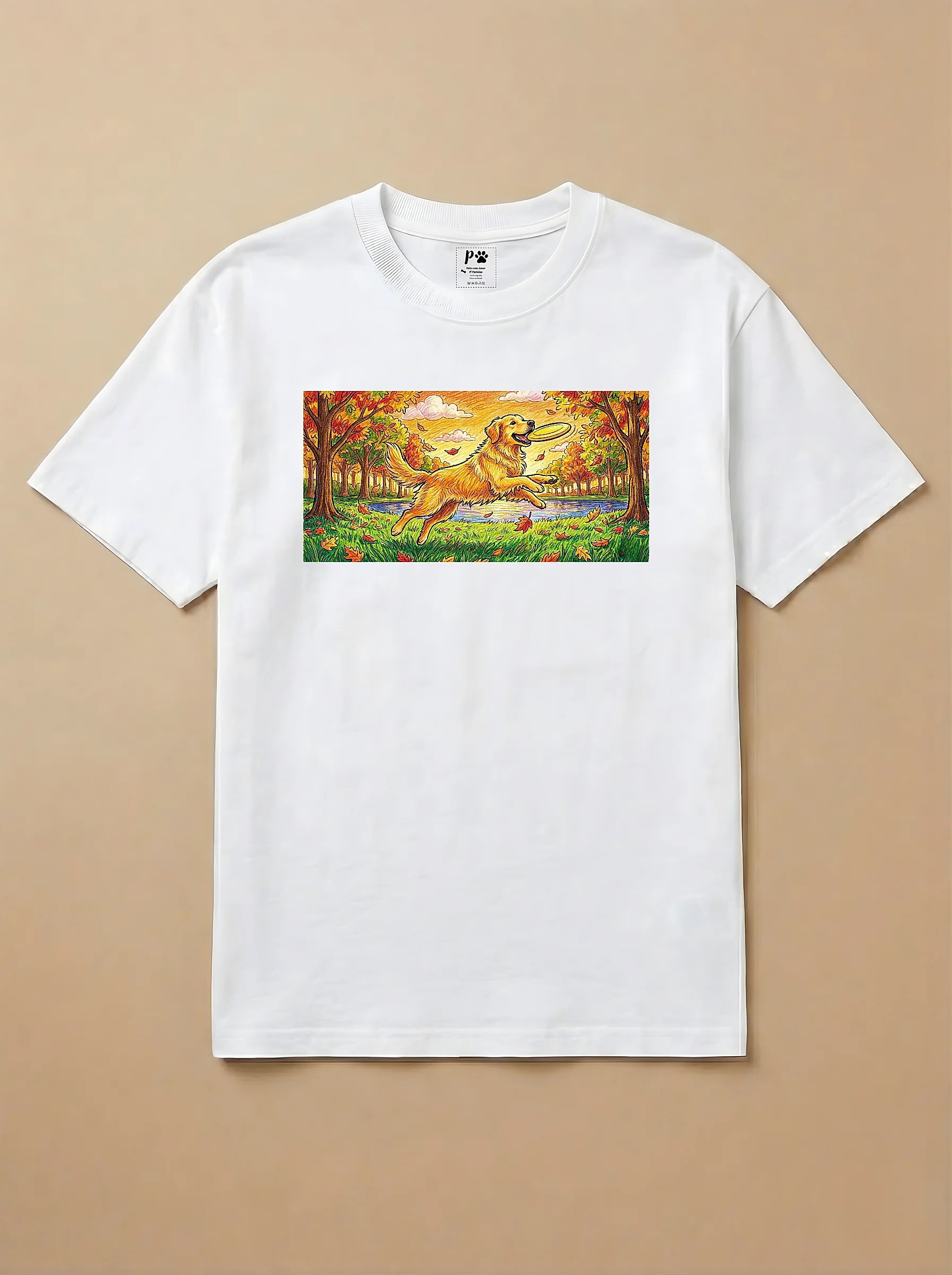Camisa Pets em Giz - Golden