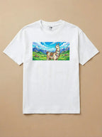 Camisa Pets em Giz - Lhama