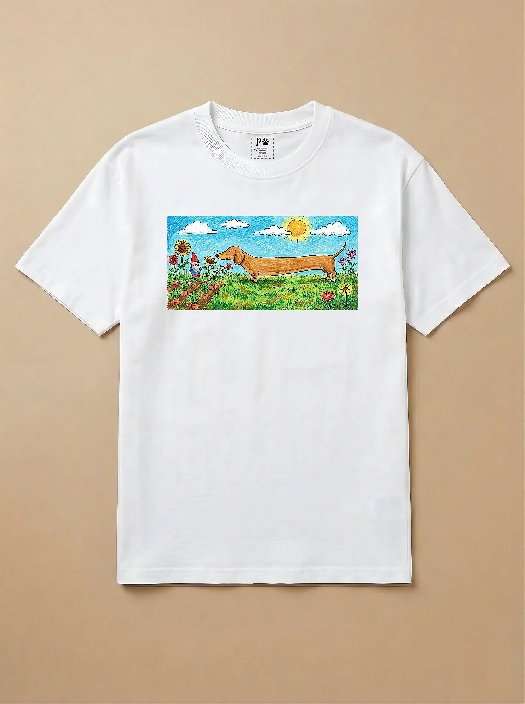 Camisa Pets em Giz - Salsicha