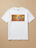 Camisa Pets em Giz - Schnauzer