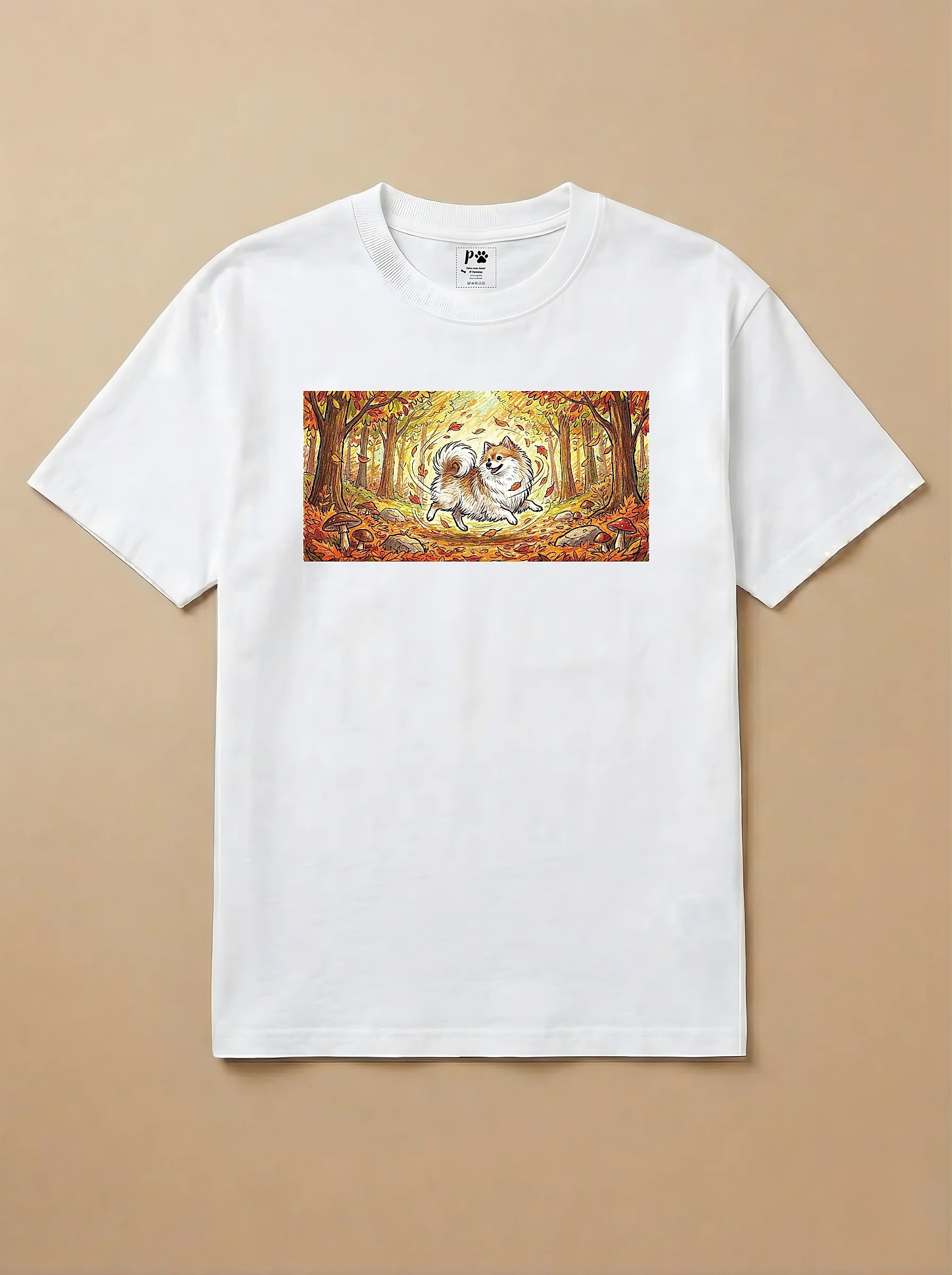 Camisa Pets em Giz - Spitz