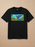 Camisa Pets em Giz - Arara Azul