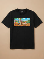 Camisa Pets em Giz - Basset Hound