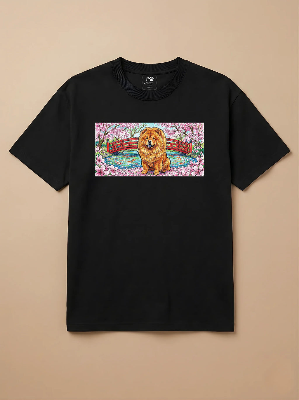 Camisa Pets em Giz - Chow Chow