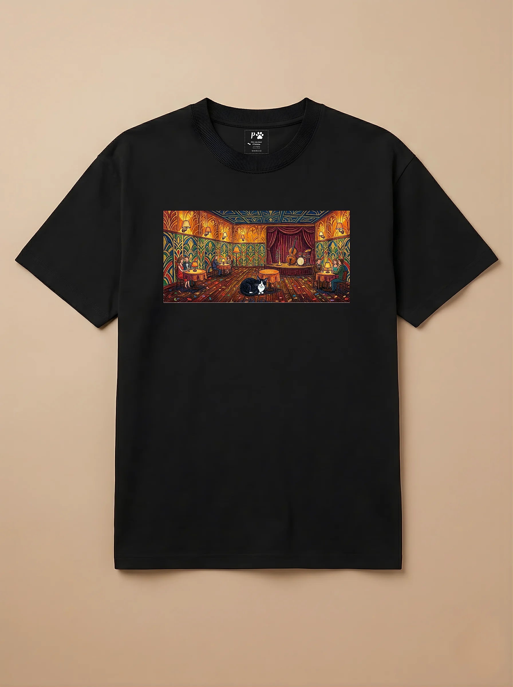 Camisa Pets em Giz - Frajola