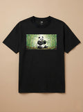 Camisa Pets em Giz - Panda