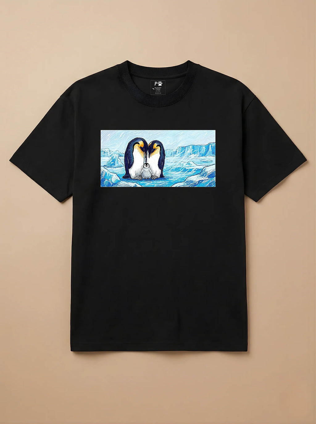 Camisa Pets em Giz - Pinguim
