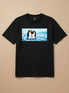 Camisa Pets em Giz - Pinguim