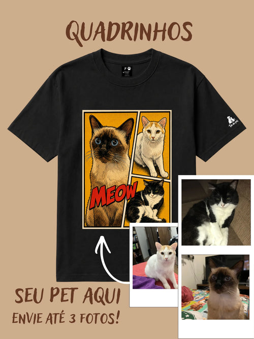 Camisa Básica Personalizada - Quadrinhos