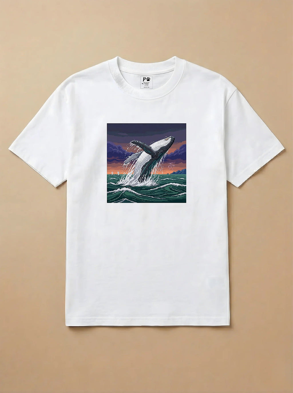 Camisa Jogos 16 Bits - Baleia
