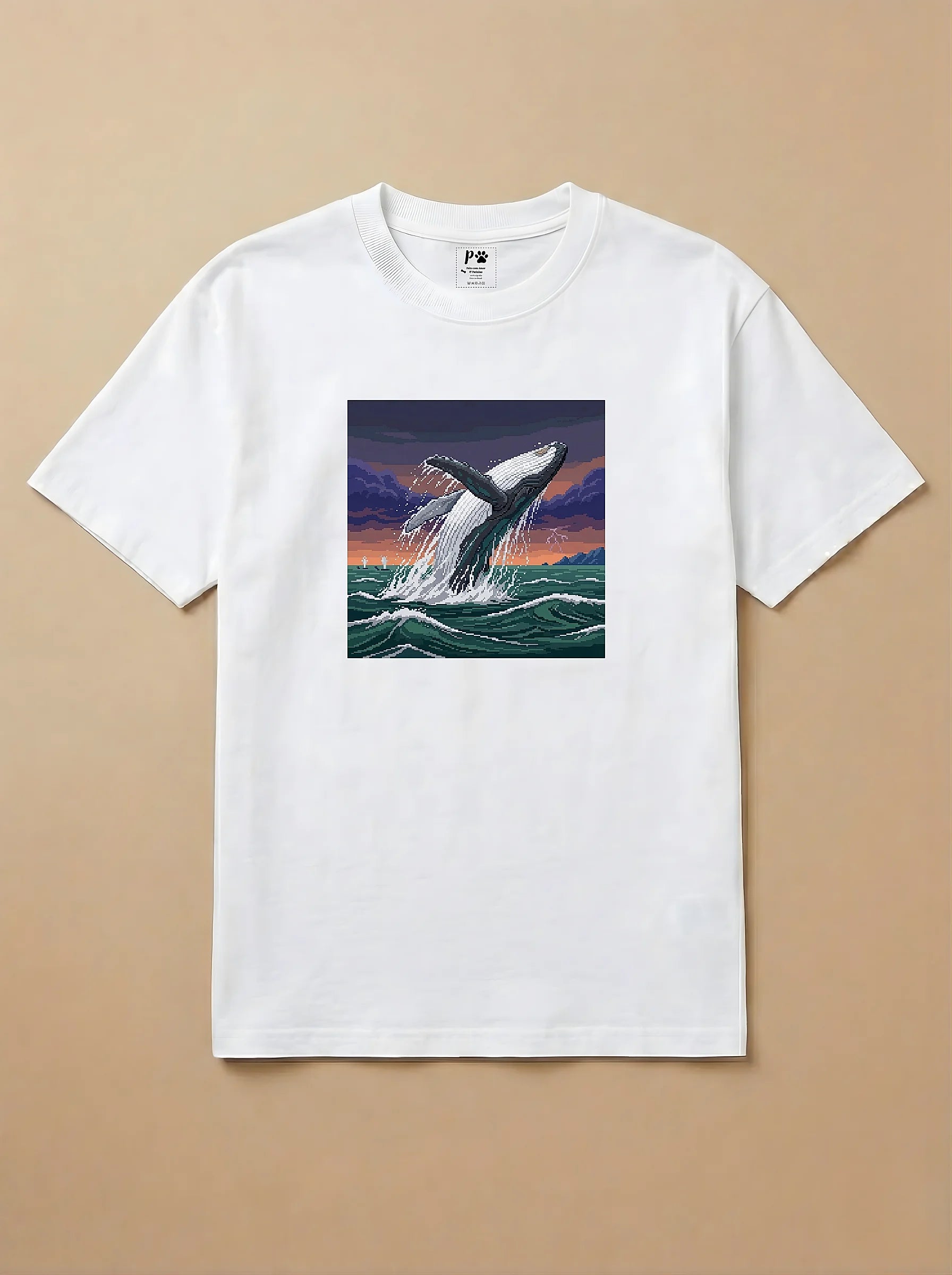 Camisa Jogos 16 Bits - Baleia