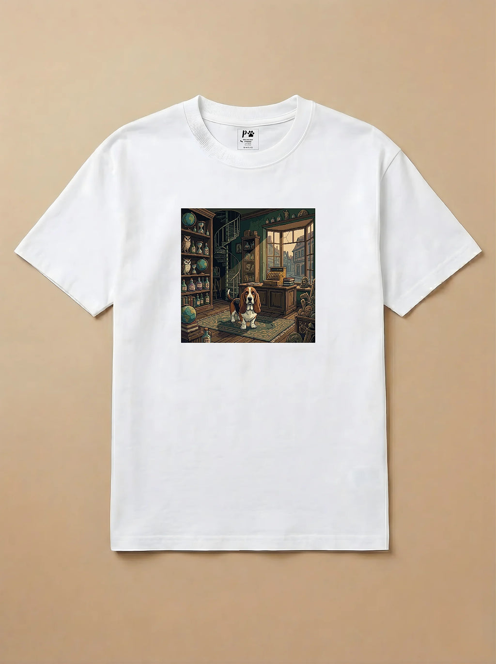 Camisa Jogos 16 Bits - Basset Hound