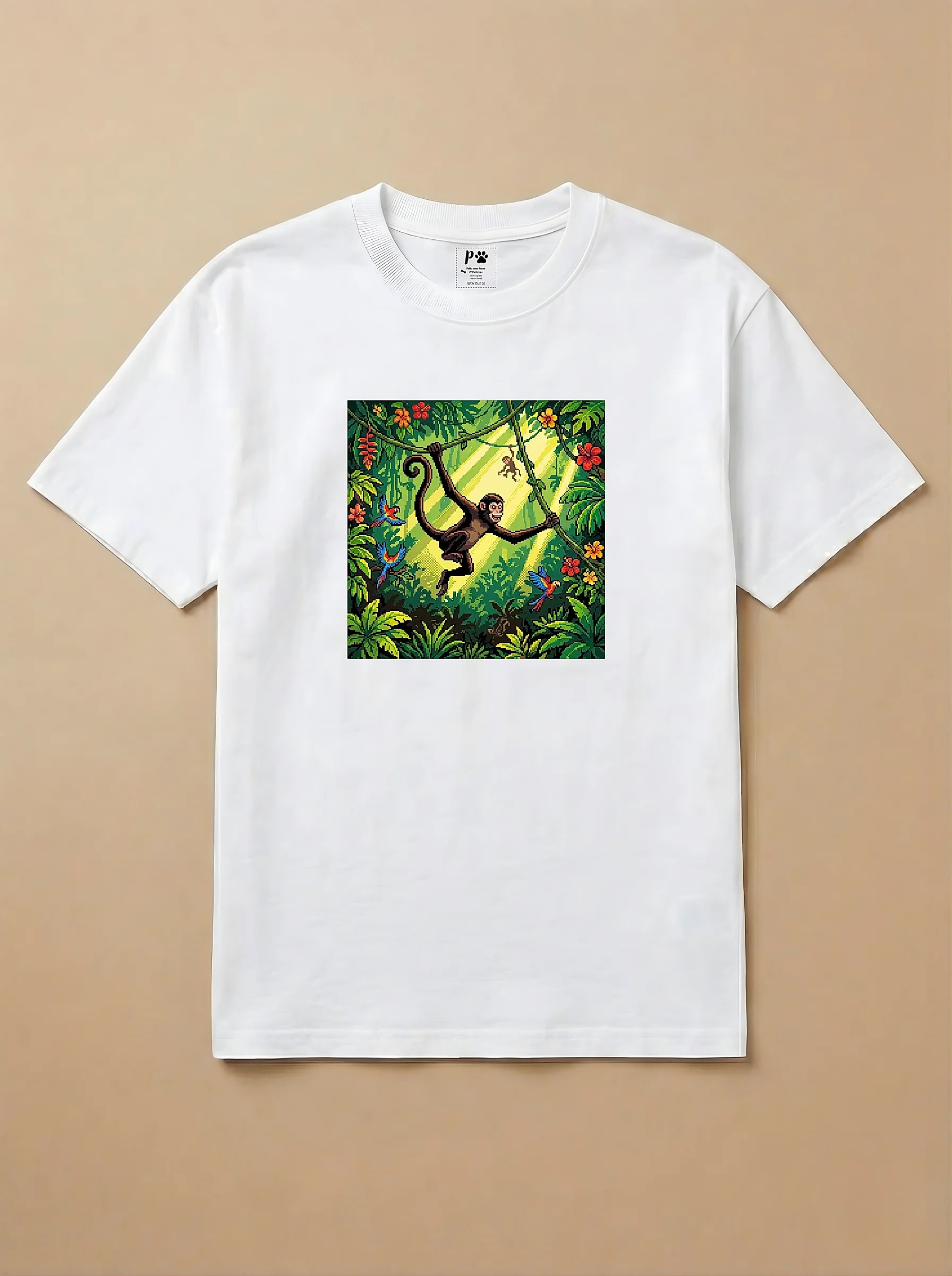 Camisa Jogos 16 Bits - Macaco