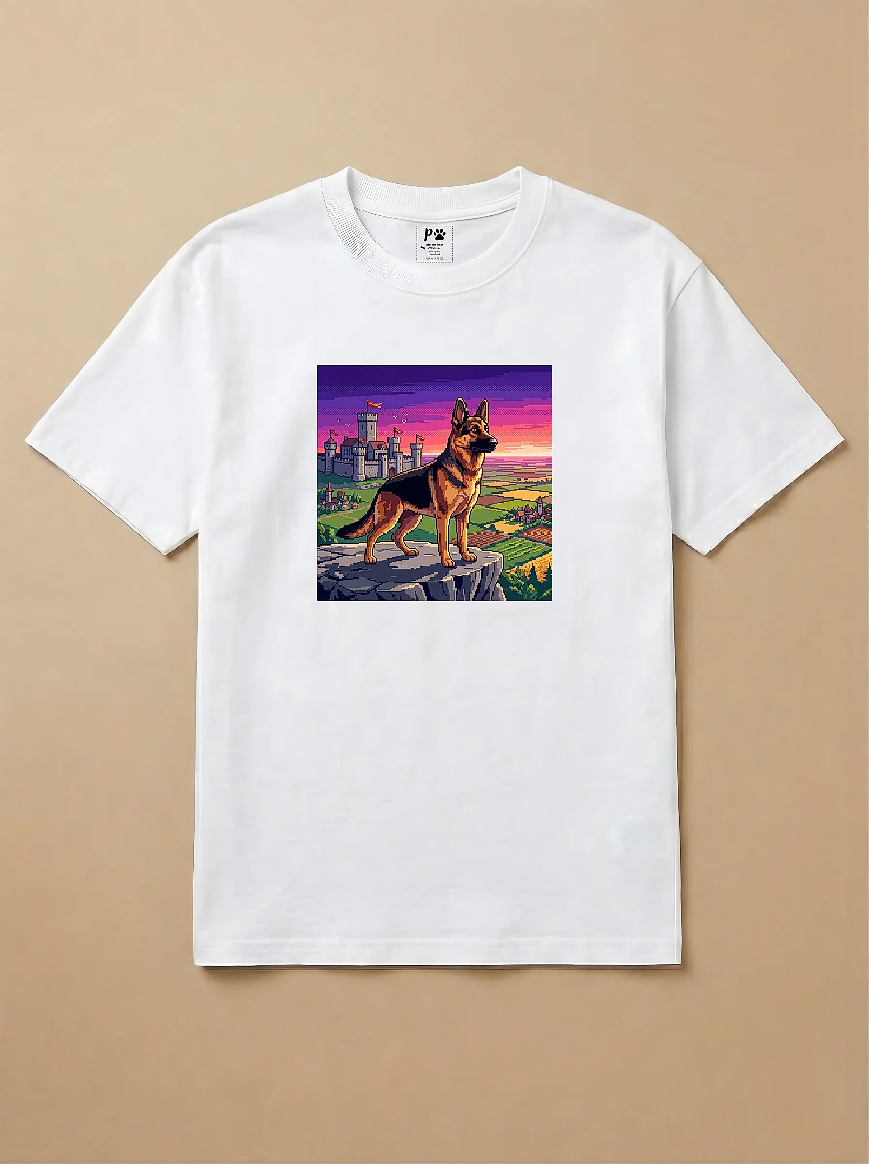 Camisa Jogos 16 Bits - Pastor Alemão