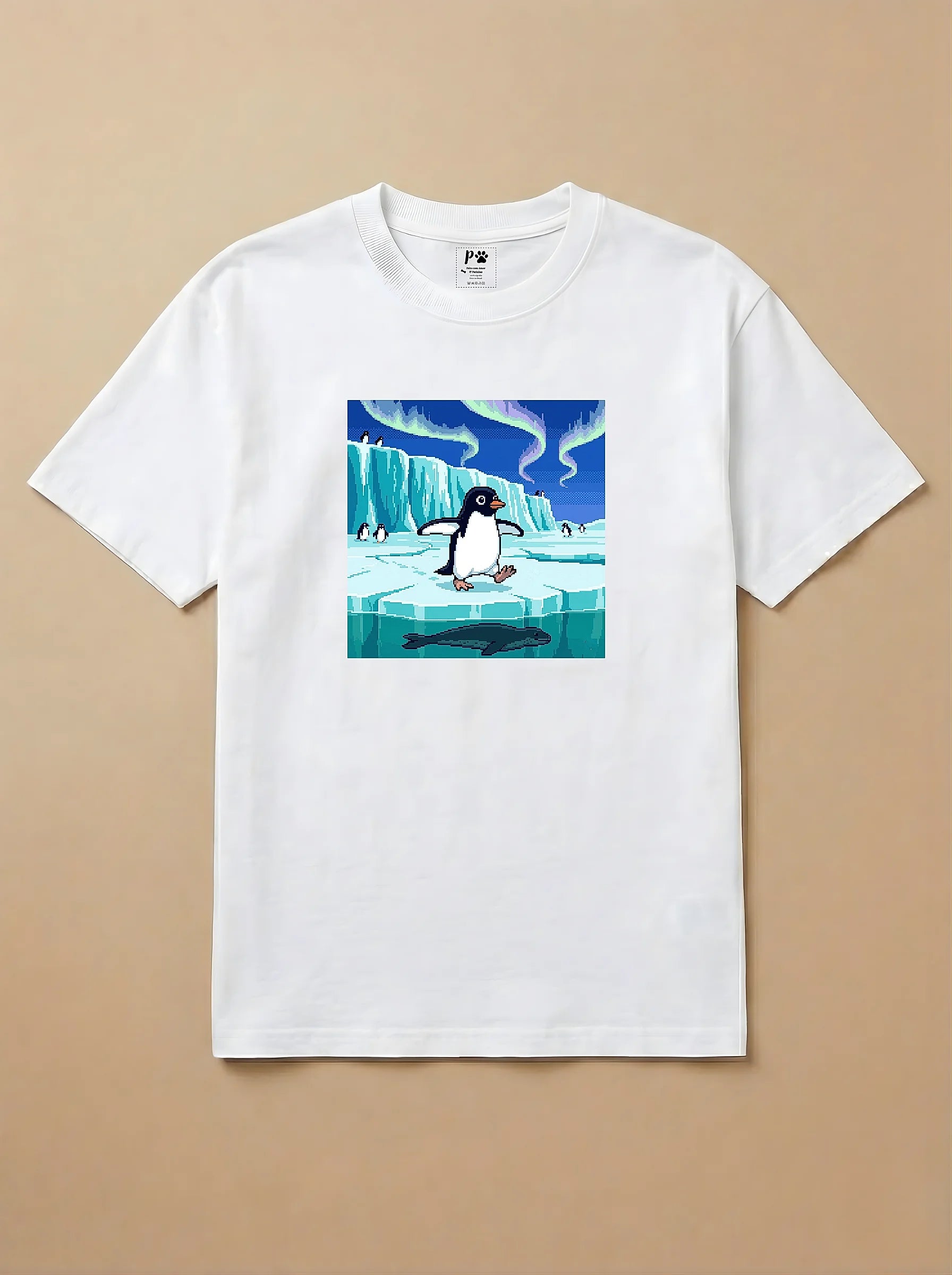 Camisa Jogos 16 Bits - Pinguim