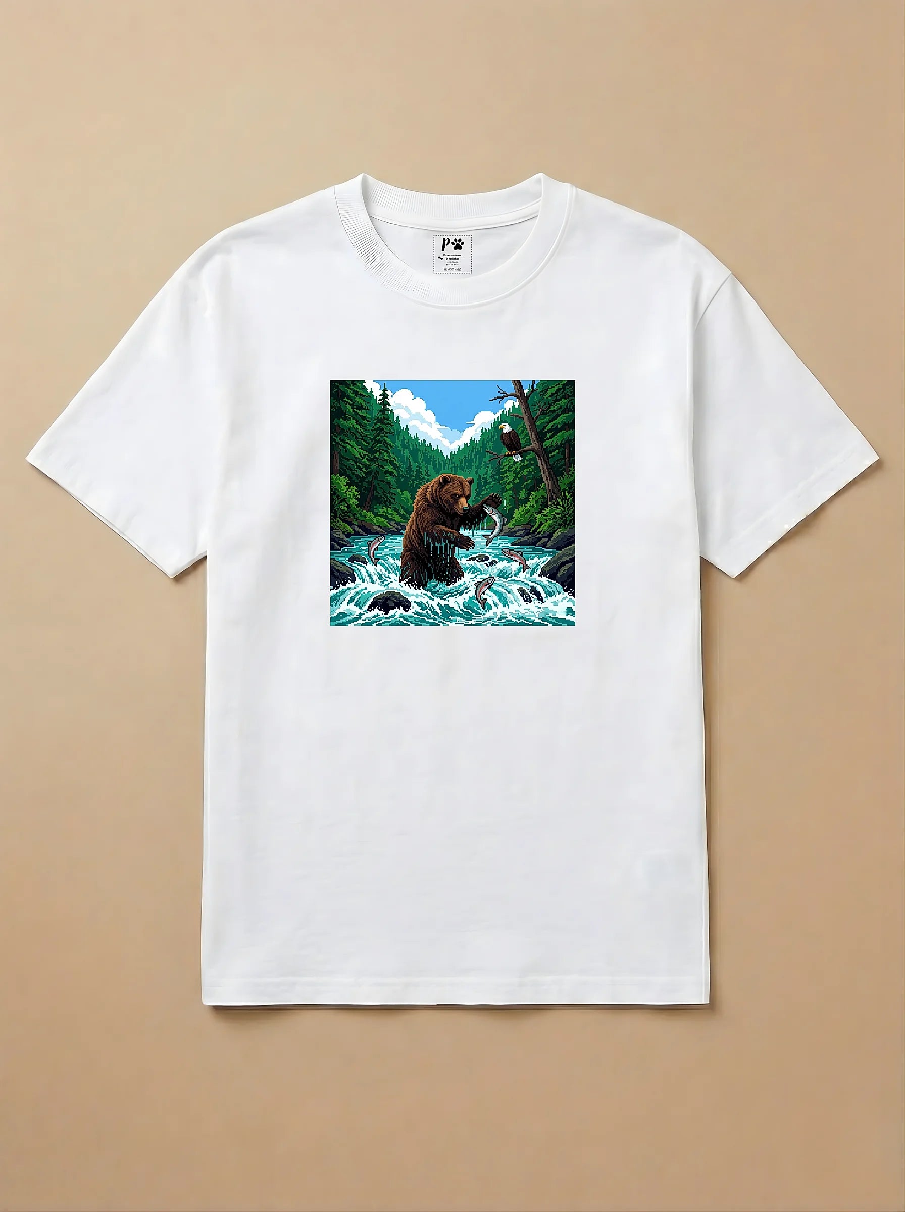 Camisa Jogos 16 Bits - Urso Polar