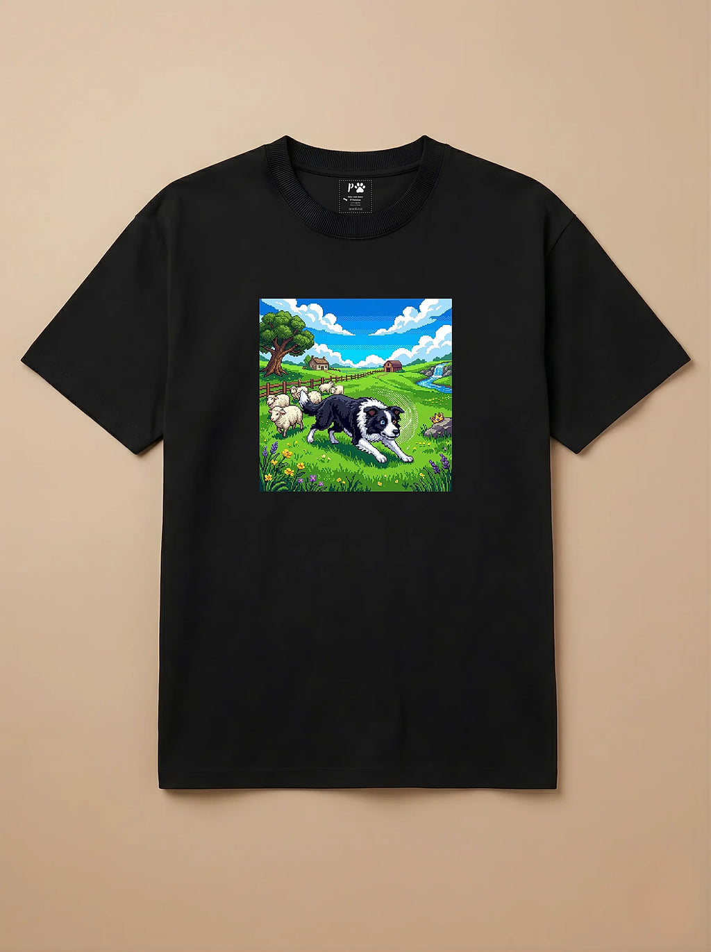 Camisa Jogos 16 Bits - Border Collie
