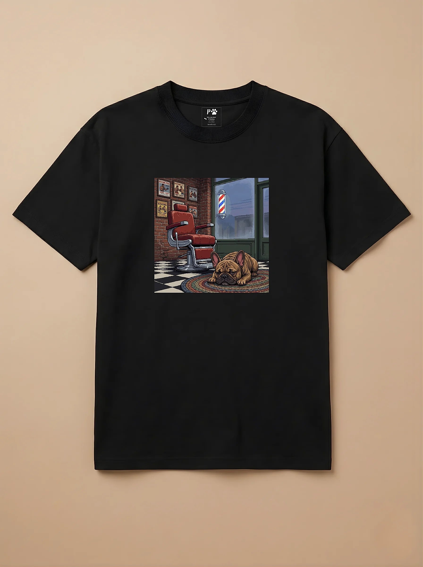 Camisa Jogos 16 Bits - Bulldog Francês