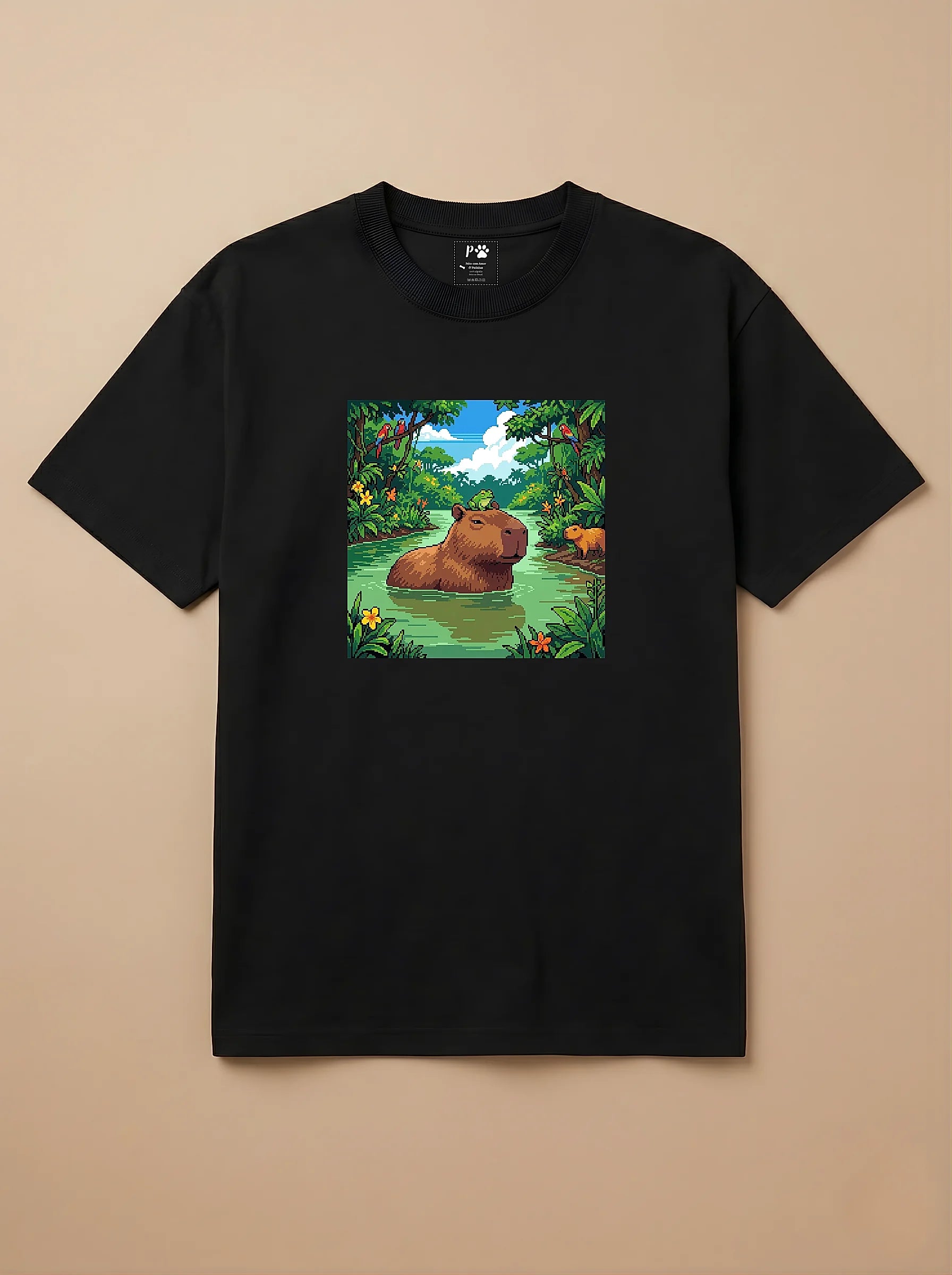 Camisa Jogos 16 Bits - Capivara