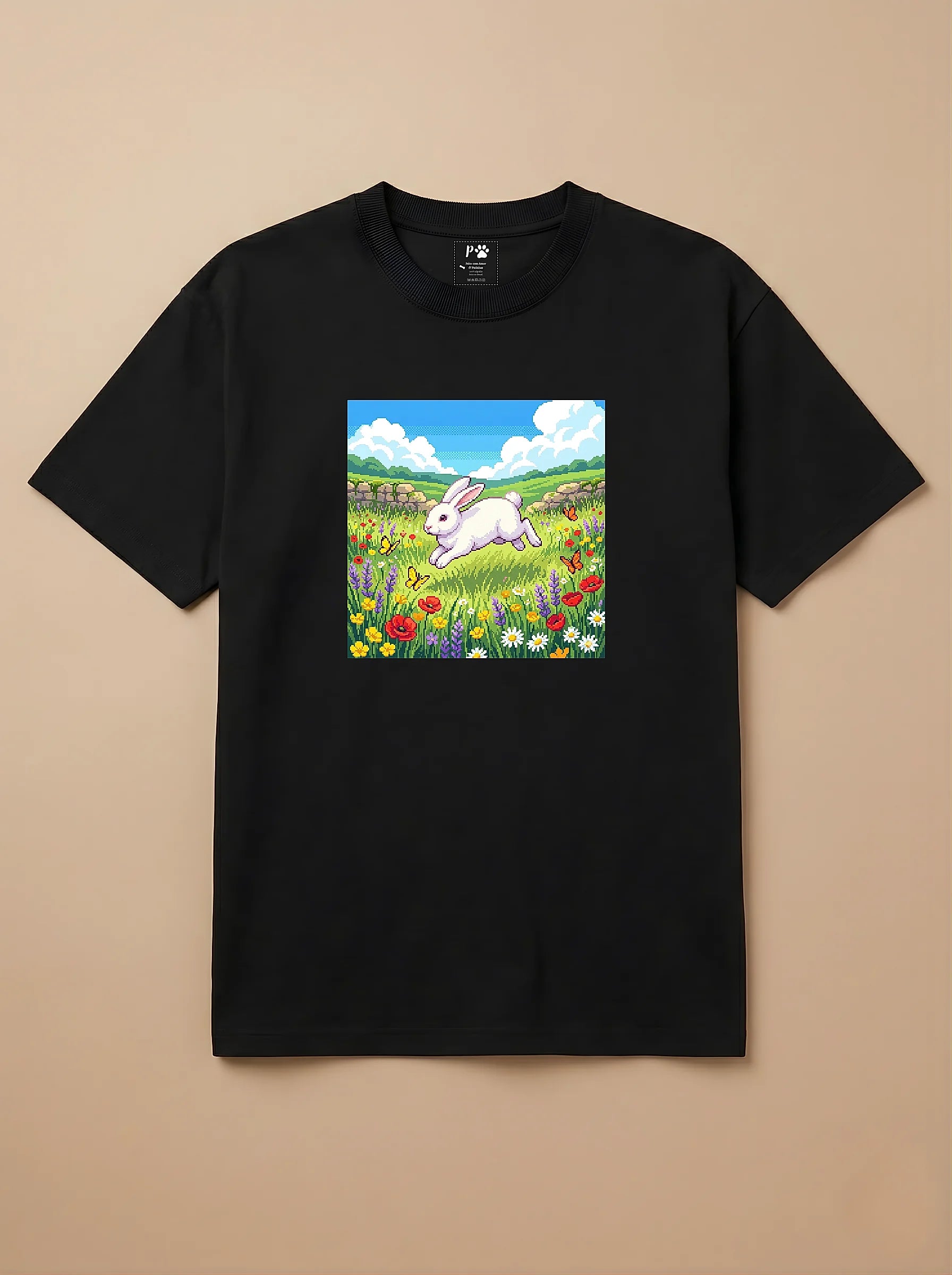 Camisa Jogos 16 Bits - Coelho