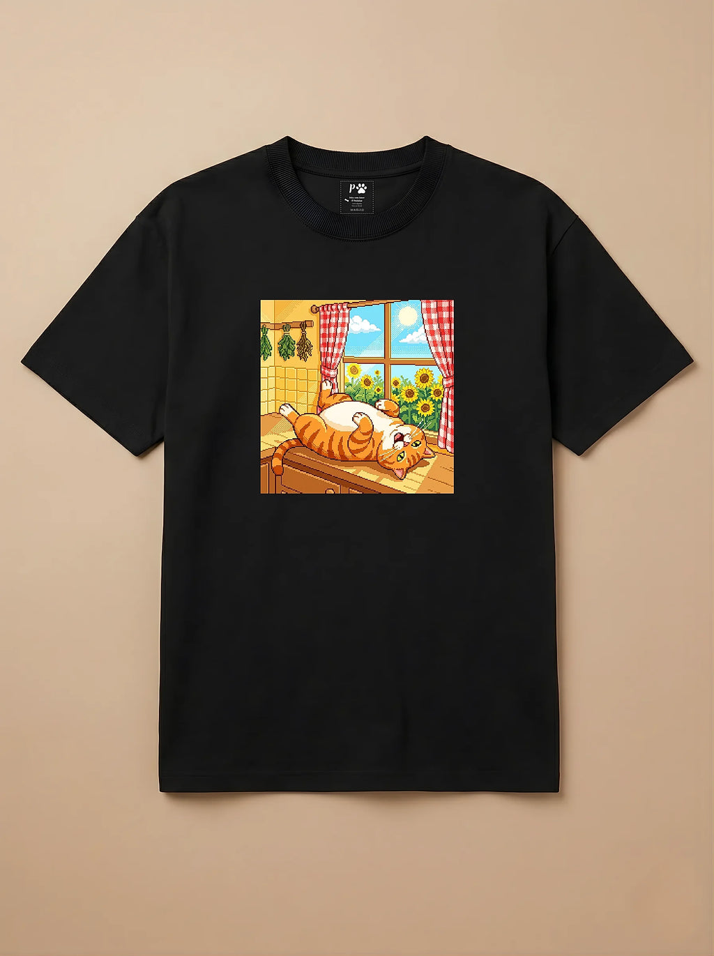 Camisa Jogos 16 Bits - Gato Laranja