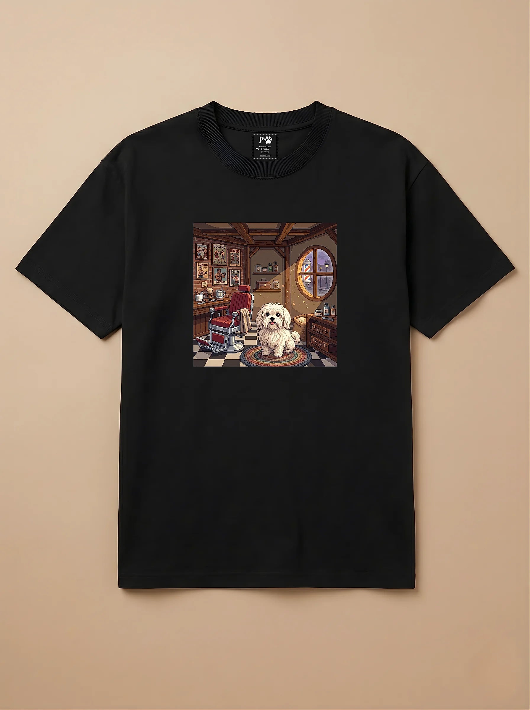 Camisa Jogos 16 Bits - Maltês