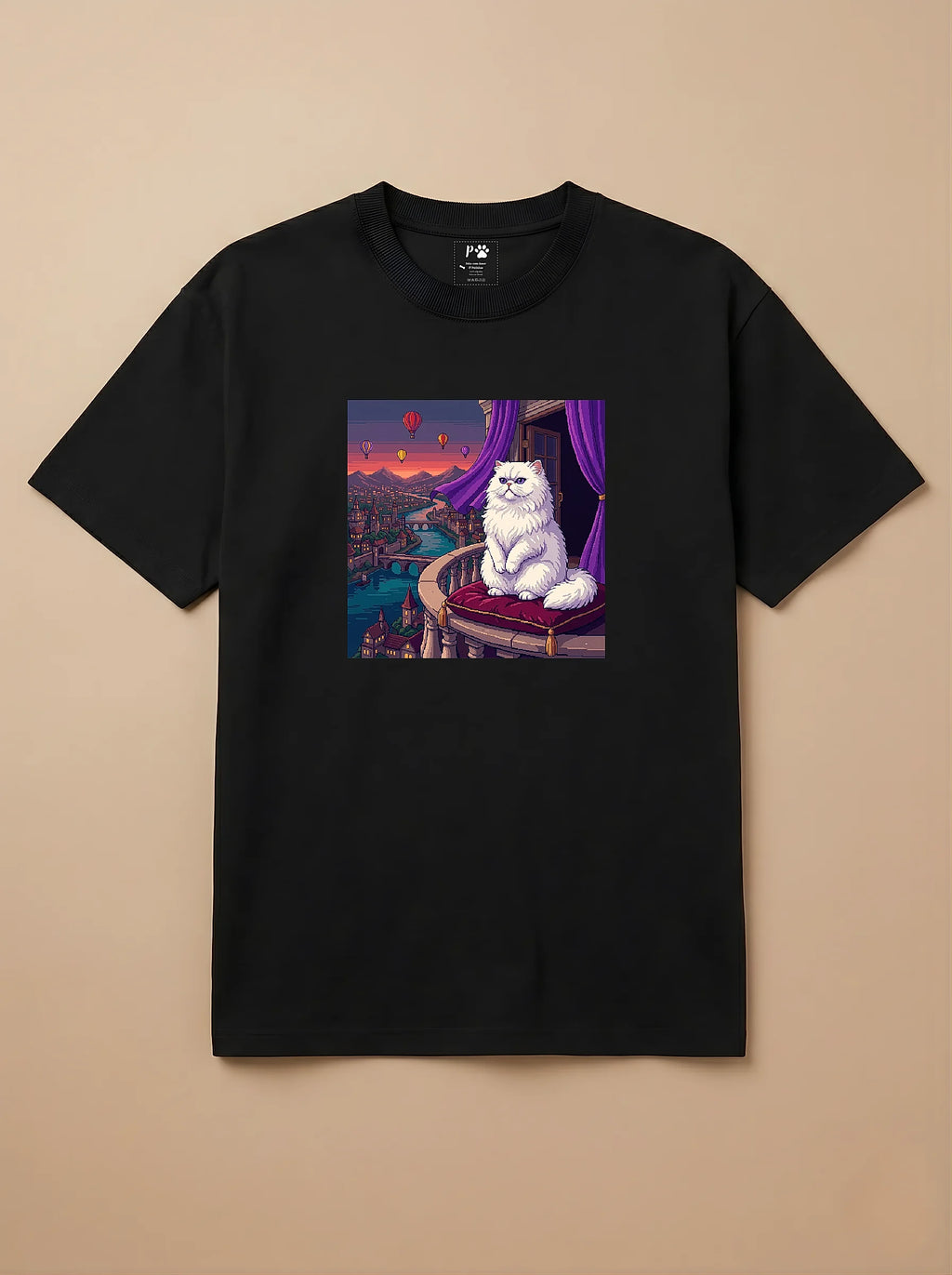 Camisa Jogos 16 Bits - Gato Persa