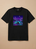 Camisa Jogos 16 Bits - Gato Preto