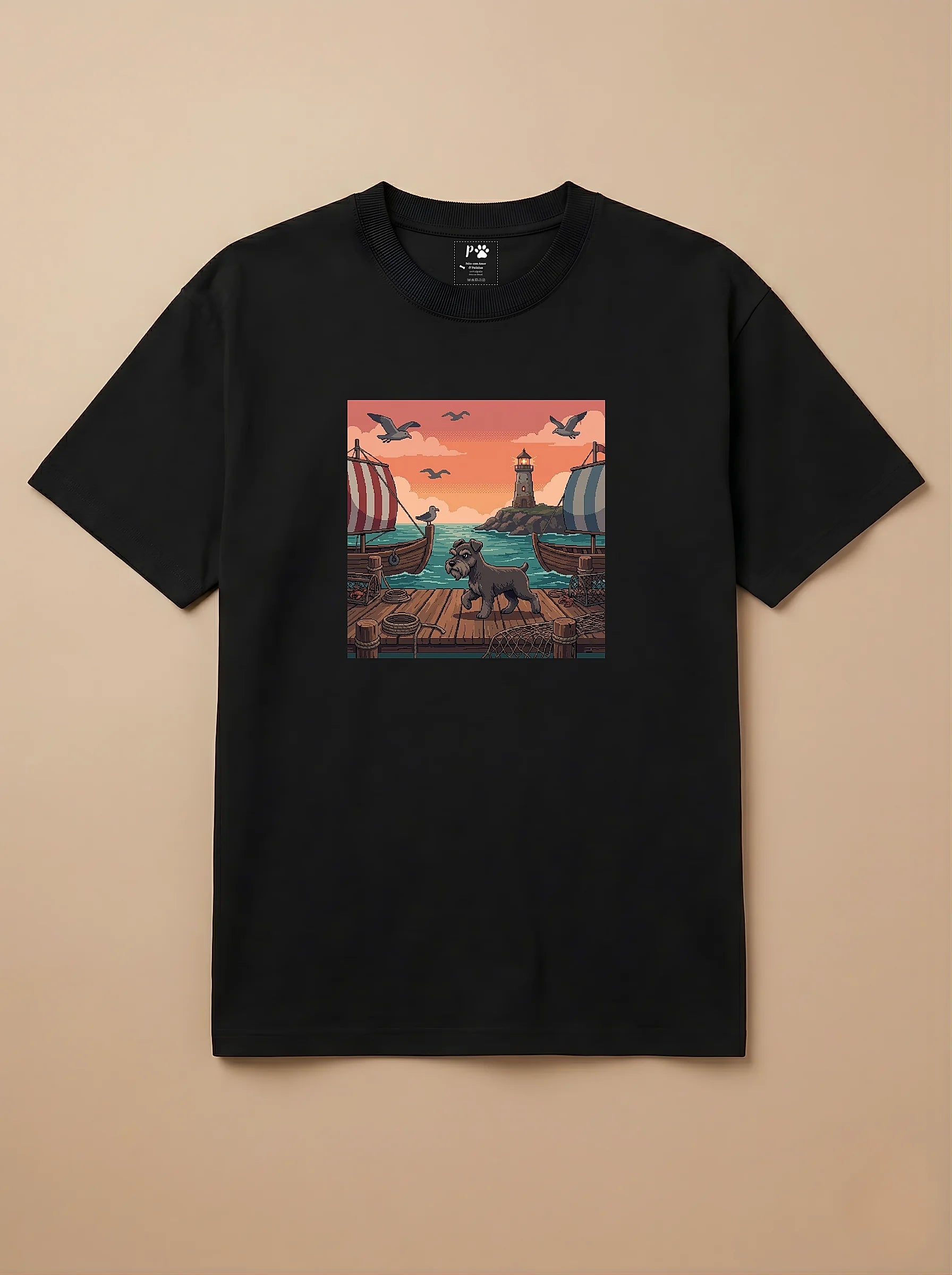 Camisa Jogos 16 Bits - Schnauzer