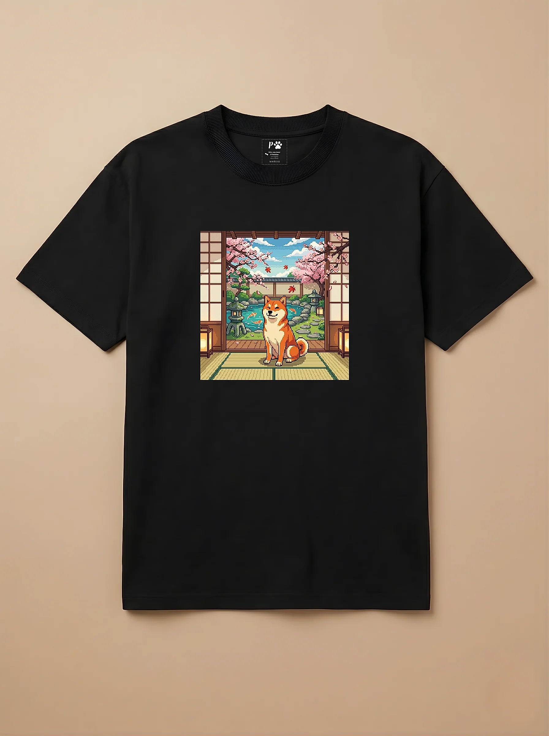 Camisa Jogos 16 Bits - Shiba