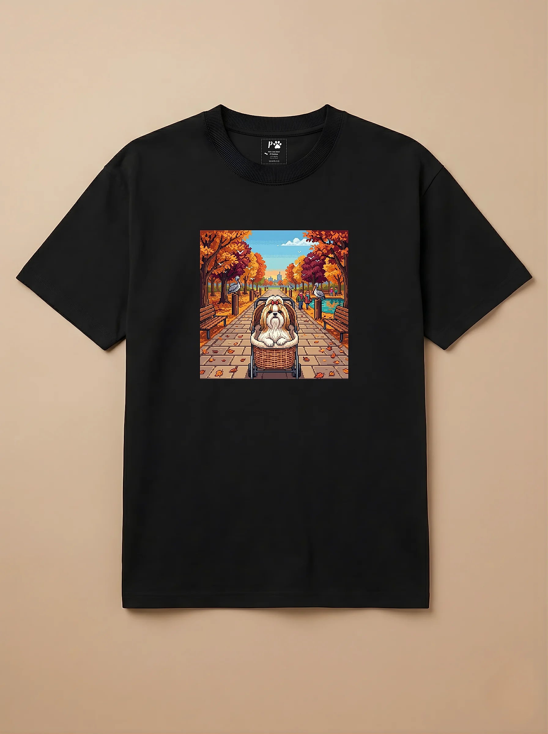 Camisa Jogos 16 Bits - Shih Tzu