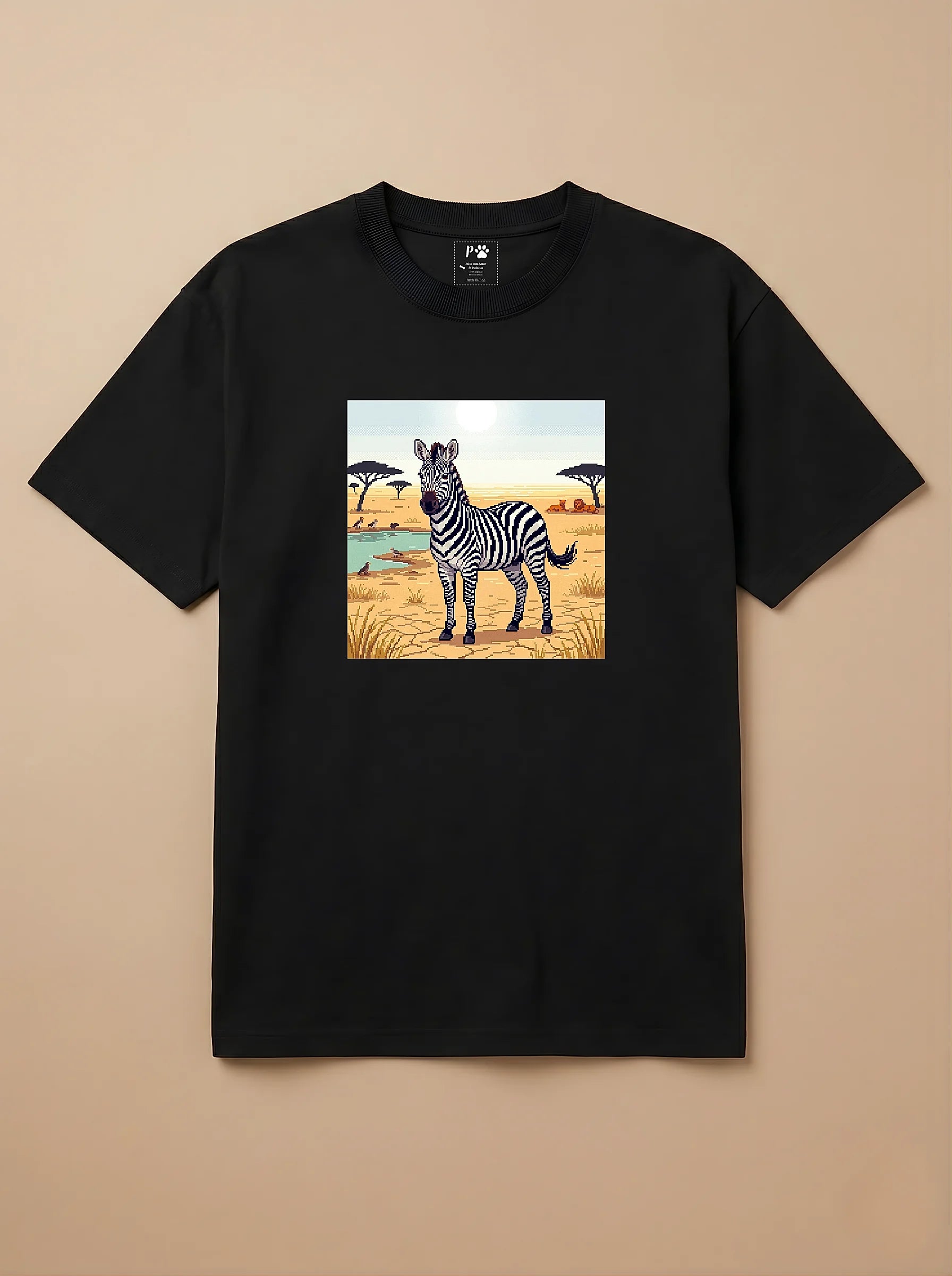 Camisa Jogos 16 Bits - Zebra