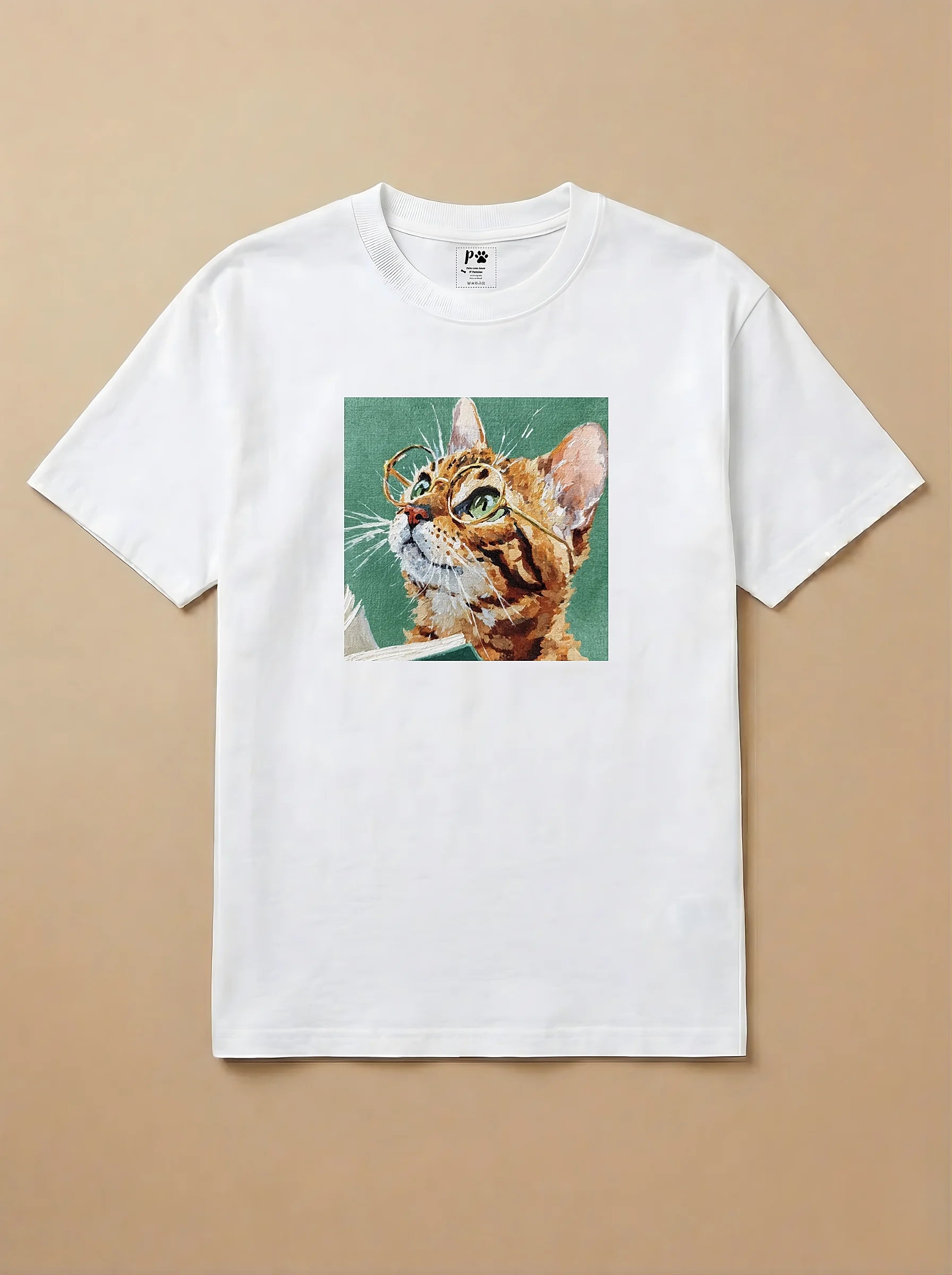 Camisa Leitura dos Pets - Gato de Bengala