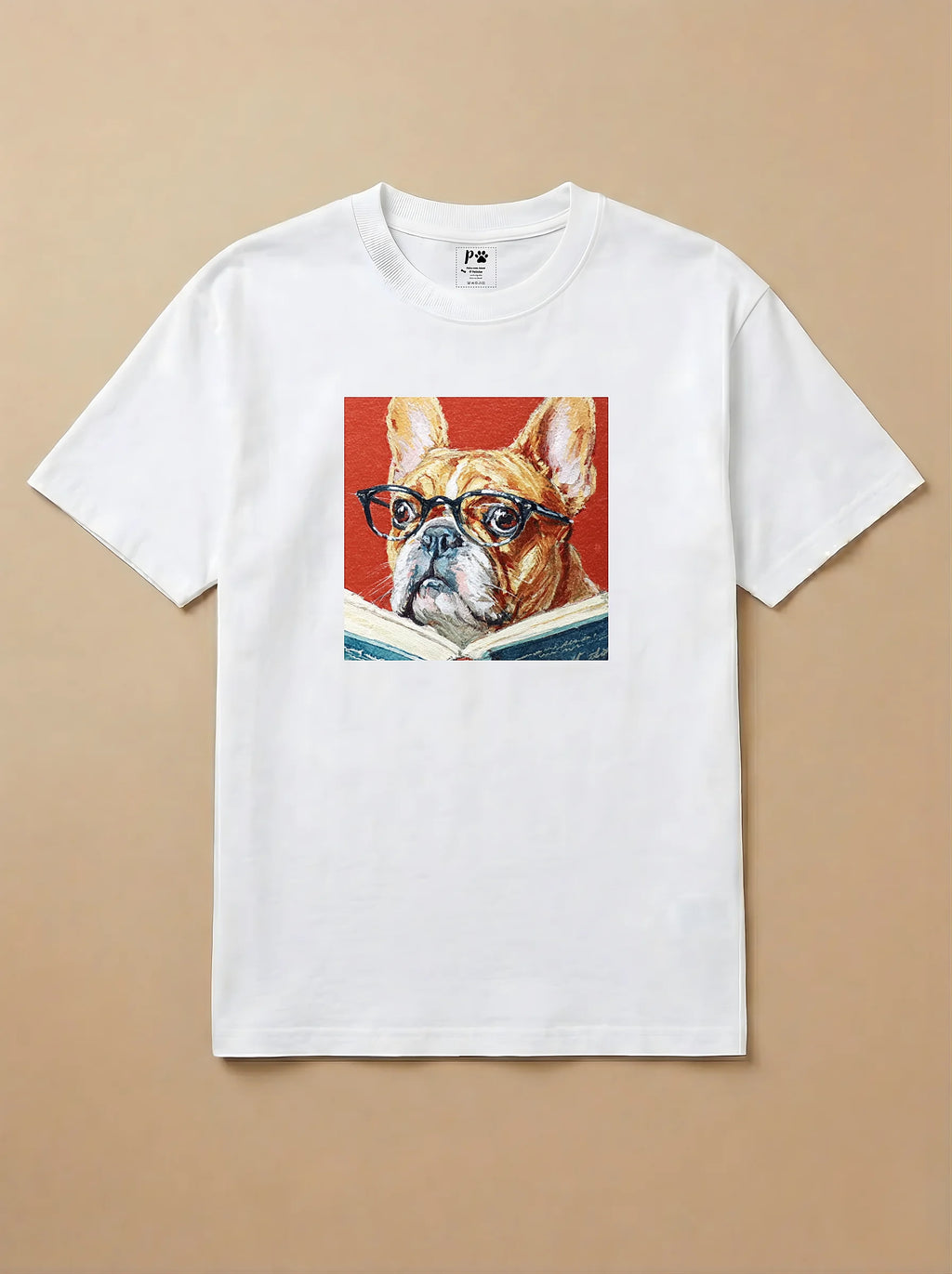 Camisa Leitura dos Pets - Bulldog Francês