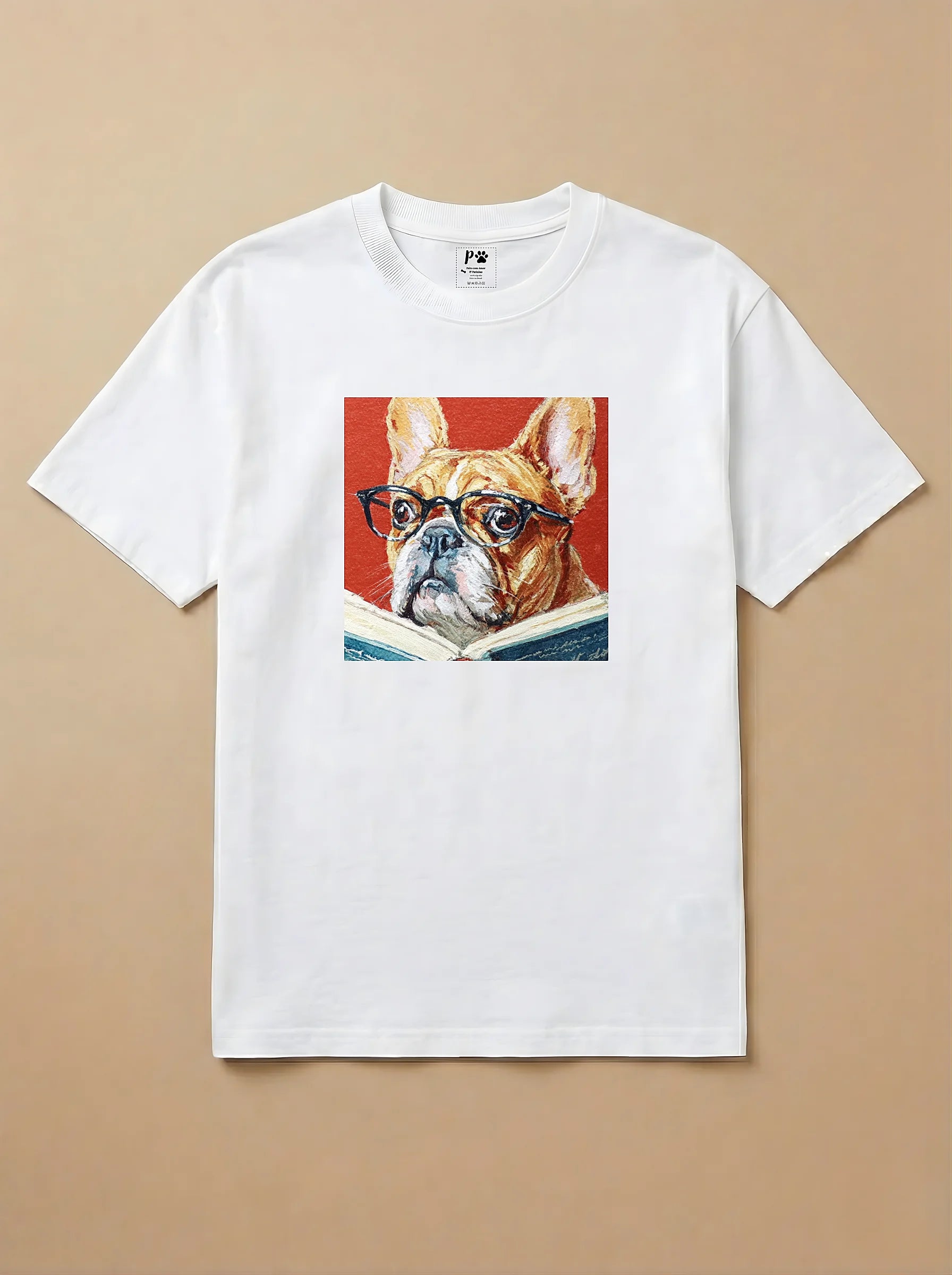 Camisa Leitura dos Pets - Bulldog Francês