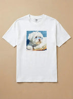 Camisa Leitura dos Pets - Maltês